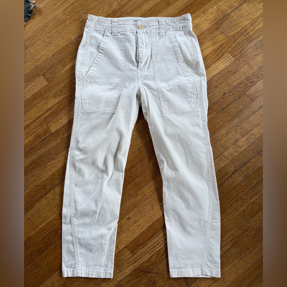 Vince Military style off-white pants, size 2